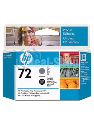 Печатающая головка HP №72 C9380A фото черный/серый печатающая головка для HP DJ T1100/T610