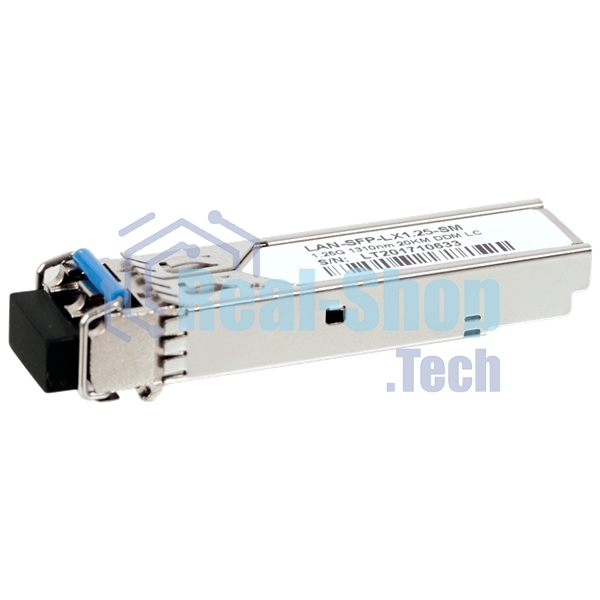 Модуль LANMASTER SFP LX 20км, 1310нм, SM, duplex LC, 1.25Gbps, промышленный, DDM, Cisco