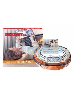 Теплый пол Rexant Standard RND -20-300 (300Вт/20м/S обогрева, м2: 1,3-2,6) (двух жильный)