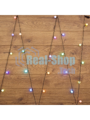Гирлянда Neon-night LED - шарики RGB, O23 мм, 5 м