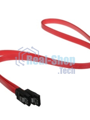 Кабель интерфейсный SATA Cablexpert CC-SATAM-DATA90-0.8M, 80 см, угловой разъем, 7pin/7pin, защелка, пакет