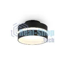 Светильник Ambrella light TN5421 SBK/FR черный песок/белый матовый GX53 IP20 D95*60