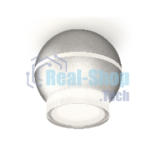 Светильник Ambrella Light XS1103031 SSL/FR/CL серебро песок/белый матовый/прозрачный MR16 GU5.3 LED 3W 4200K (C1103, N7160)