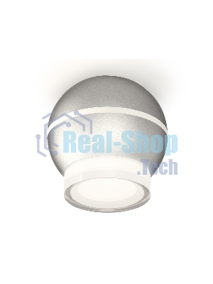Светильник Ambrella Light XS1103031 SSL/FR/CL серебро песок/белый матовый/прозрачный MR16 GU5.3 LED 3W 4200K (C1103, N7160)
