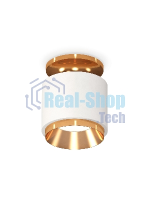 Светильник Ambrella Light XS7510120 SWH/PYG белый песок/золото желтое полированное MR16 GU5.3 (N7929, C7510, N7034)