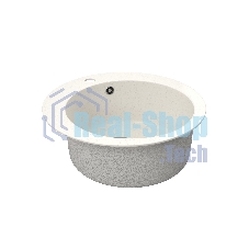 Мойка для кухни BAU Dream Pro D 48, без выпуска, белый песок
