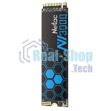Накопитель SSD Netac NV3000, 500Gb, PCIe 3.0 x4, M.2 2280, NVMe, R/W 3000/2100, с радиатором
