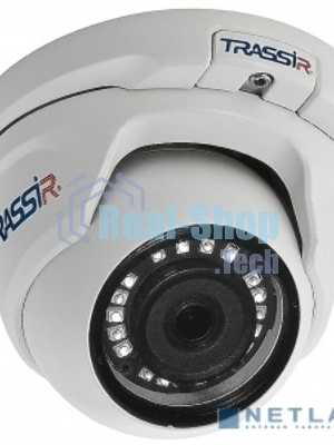 Камера видеонаблюдения IP Trassir TR-D2S5-noPoE v2 3.6-3.6мм цв. корп.:белый