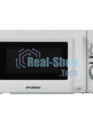 Микроволновая печь Hyundai HYM-M2005 белый, 20 л, 700 Вт, переключатели - поворотный механизм