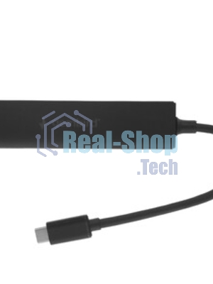 USB-концентратор Gembird UHB-C364, USB 3.0, USB 4 порта, USB Type-C / с доп питанием