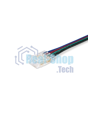 GS7411 Соединитель гибкий односторонний COB RGB 12/24V для лент 10mm (4 конт.) (5шт)