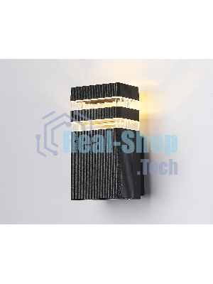 Светильник Ambrella light ST2572 BK/CL черный/прозрачный IP54 GU10 max 35W 205*110*65