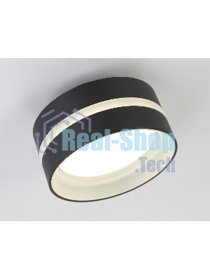 Светильник Ambrella light TN5421 SBK/FR черный песок/белый матовый GX53 IP20 D95*60
