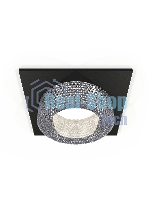 Комплект встраиваемого светильника Ambrella light XC7632020 SBK/CL черный песок/прозрачный MR16 GU5.3 (C7632, N7191)