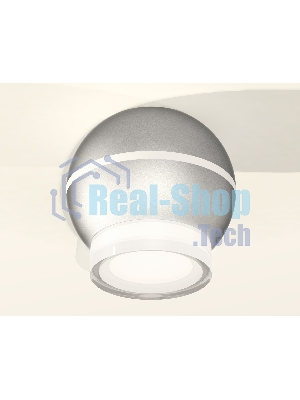 Светильник Ambrella Light XS1103031 SSL/FR/CL серебро песок/белый матовый/прозрачный MR16 GU5.3 LED 3W 4200K (C1103, N7160)