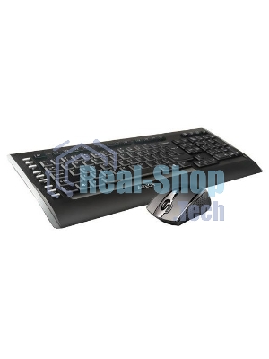 Комплект клавиатура+мышь A4TECH 9300F беспроводной, USB, 2000 DPI, чёрный