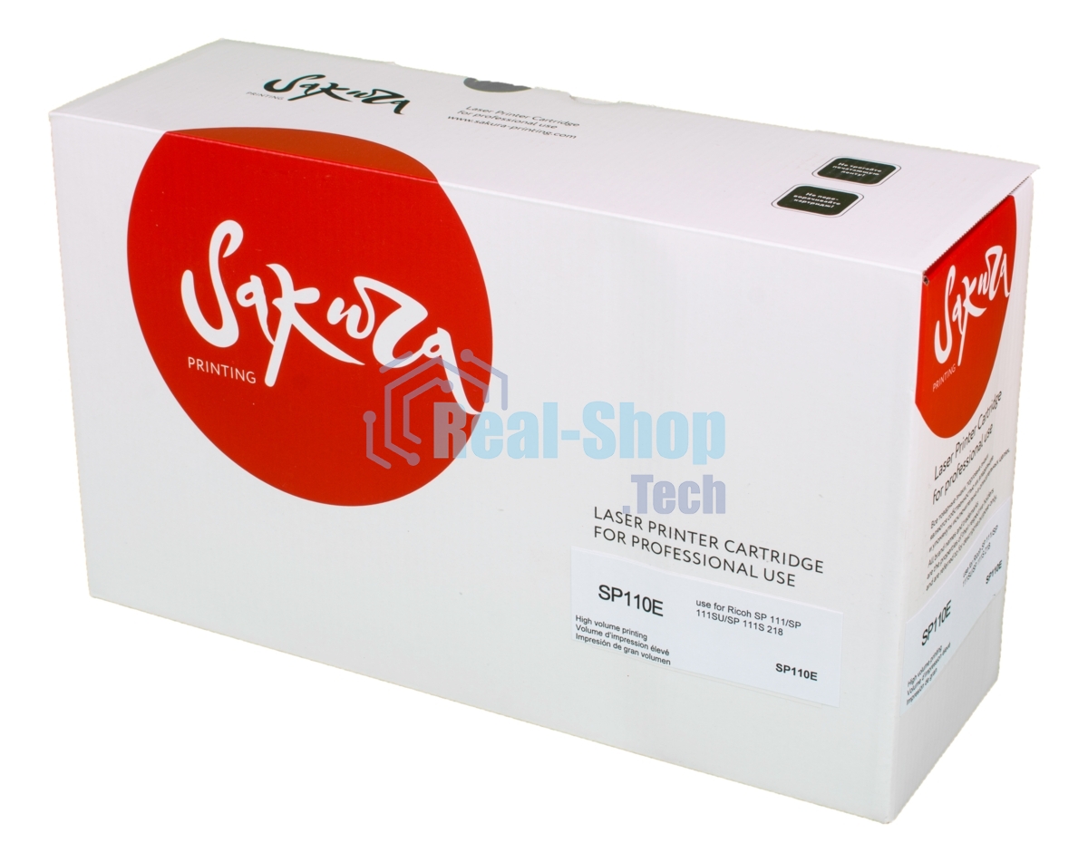 Картридж Sakura SP110E Black для Ricoh SP 111, SP 111SU, SP 111S, черный, 2000 к.