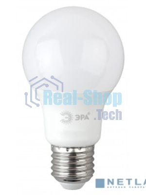 Лампа светодиодная ЭРА LED A60-10W-865-E27 R (диод, груша, 10Вт, хол, E27)