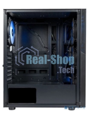 Компьютерный корпус ATX Eurocase A85 4ARGB черный без БП закаленное стекло USB 3.0
