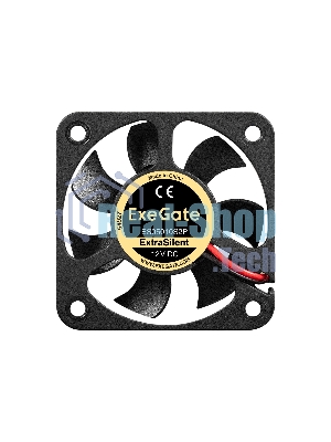 Вентилятор 12В DC ExeGate ExtraSilent ES05010S2P (50x50x10 мм, Sleeve bearing (подшипник скольжения), 2pin, 4000RPM, 22dBA)