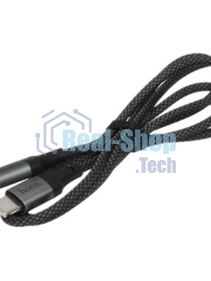 Кабель USB2.0 Hoco AM/Type-C, 3А, X102, 1м, черный, коробка