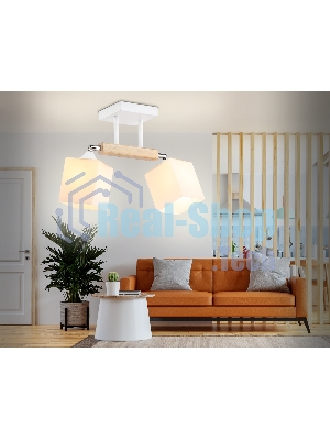 Светильник Ambrella light TR9511/2 WH/CH/FR белый/хром/белый матовый E27*2 max 40W 517*100*246