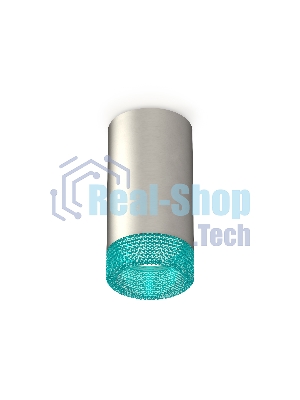 Светильник Ambrella Light XS6324021 SSL/BL серебро песок/голубой MR16 GU5.3 (C6324, N6153)