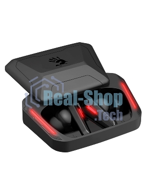Гарнитура Bloody M70 чёрный-красный, беспроводная, Bluetooth, до 6 ч