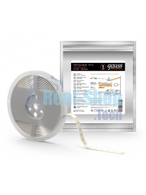 Лента светодиодная Elementary 2835/120-SMD 9.6W 12V DC теплый белый IP20 (ZIP bag 5m)