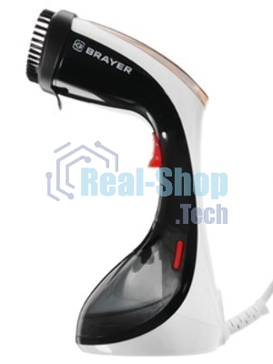Отпариватель Brayer BR4123 черный/белый, 1630 Вт, 25 г/мин, 270 мл