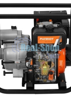Мотопомпа Patriot MPD 3072 SFE4т дизель 296см3 5.7лс 75м3/ч 1200л/м глуб.8м напор25м 3'' бак3.5л