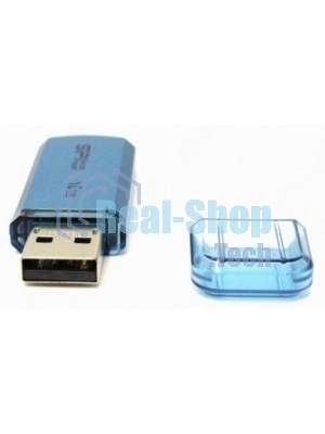 Флешка USB Silicon Power Helios 101 (SP016GBUF2101V1B), 16Gb, USB 2.0, Type-A, R/W 18/12, голубой