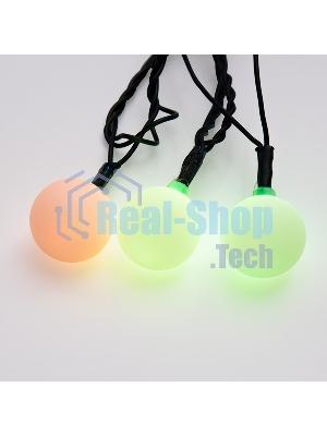 Гирлянда Neon-night LED - шарики RGB, O23 мм, 5 м
