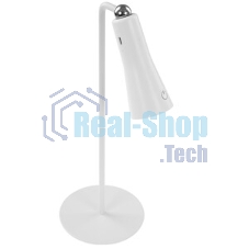 Светильник ULTRAFLASH (15721) UF-826 C01 белый (Led св-к настольный, 6Вт, 3 ур. яркости, 6000К, 4в1 трансформер)