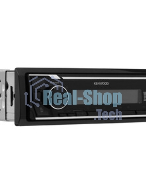 Автомагнитола Kenwood KMM-BT408, 1 DIN, Bluetooth, USB Type-A, AUX, съёмная панель