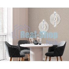 Настенный светодиодный светильник Ambrella light LH31141 СH/CL хром/прозрачный 13W 3000K 280*70*350