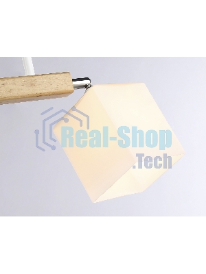 Светильник Ambrella light TR9511/2 WH/CH/FR белый/хром/белый матовый E27*2 max 40W 517*100*246