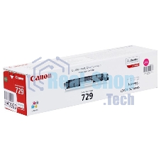 Картридж лазерный Canon Cartridge 729M (4368B002) пурпурный (1000 стр.) для Canon i-Sensys LBP-7010C/7018C
