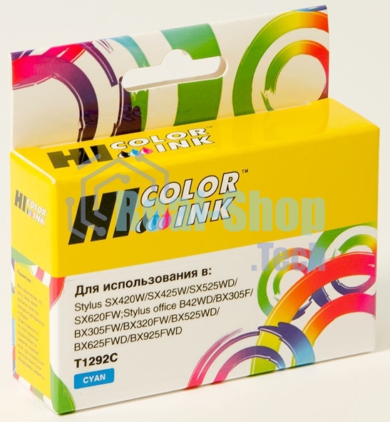 Картридж Epson Stylus SX230/235W/SX420W/SX425W/BX305F (Hi-Black) new, C13T12924010, C   