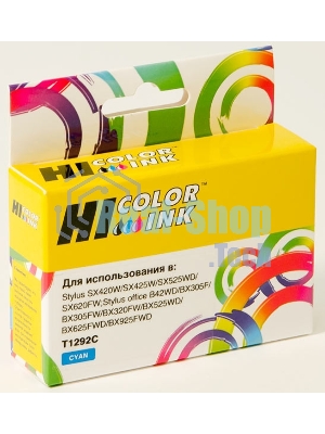 Картридж Epson Stylus SX230/235W/SX420W/SX425W/BX305F (Hi-Black) new, C13T12924010, C   