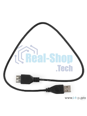 Кабель удлинитель USB 2.0 Гарнизон GCC-USB2-AMAF-1.8M, AM/AF, 1.8м, пакет