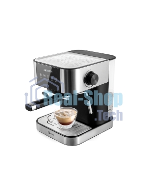 Кофеварка рожковая Centek CT-1164 серебристый, исп. кофе - молотый, 1.5 л, 1150 Вт, 15 бар