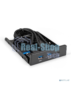 Планка USB на переднюю панель ExeGate U3H-616, 3,5