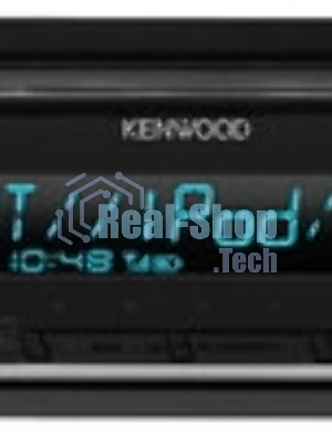 Автомагнитола Kenwood KMM-BT408, 1 DIN, Bluetooth, USB Type-A, AUX, съёмная панель