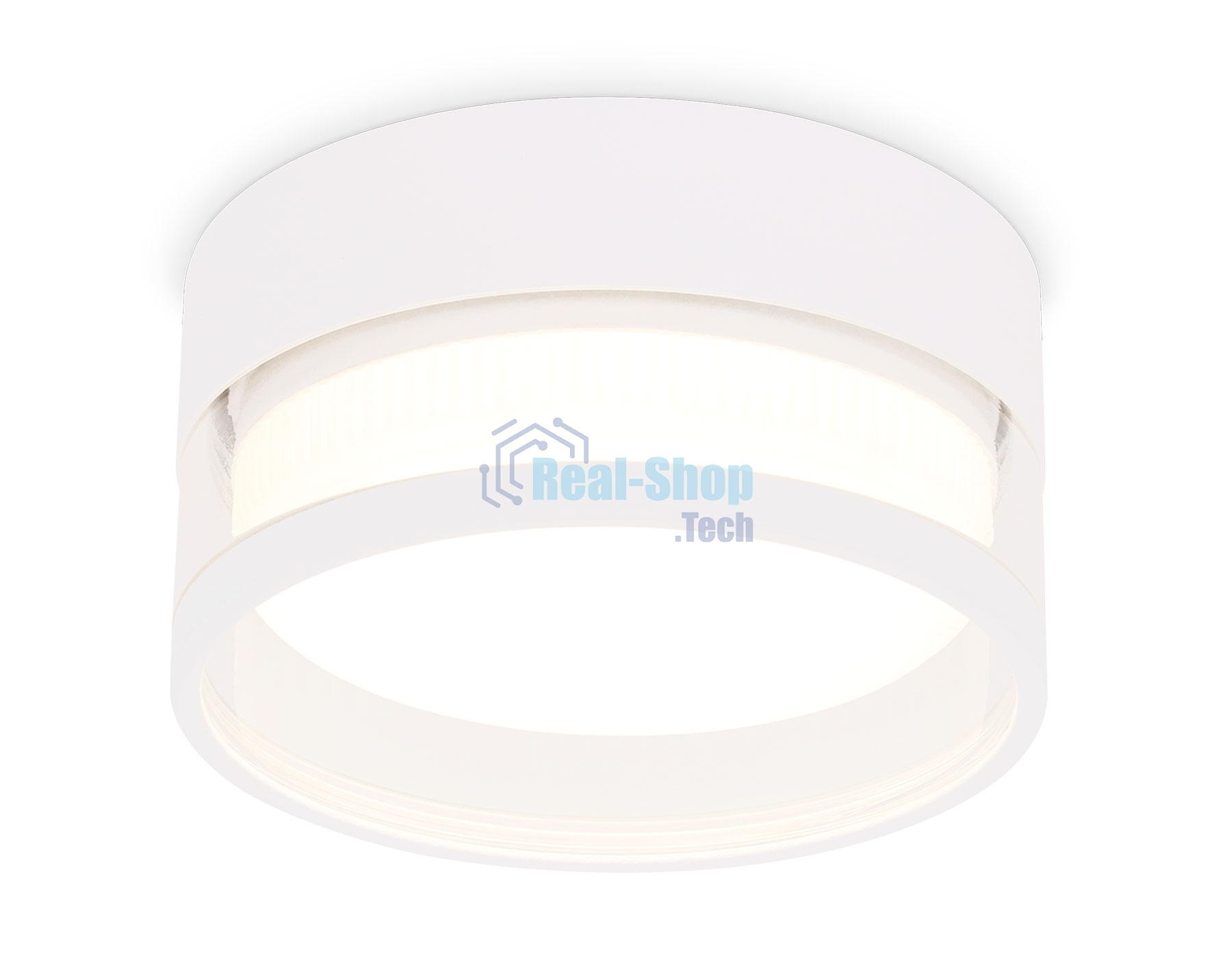 Светильник Ambrella light TN5505 SWH/CL белый песок/прозрачный GX53 D85*43