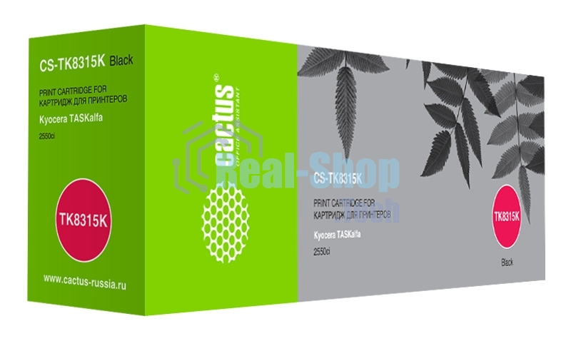 Картридж лазерный Cactus CS-TK8315K черный (12000 стр.) для Kyocera FS-Taskalfa-2550CI
