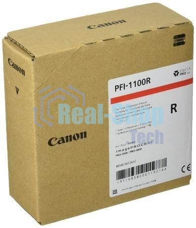 Картридж Canon PFI-1100 R (0858C001) красный (160 мл.) для Canon imagePROGRAF PRO-2000, PRO-4000, PRO-4000S, PRO-6000S