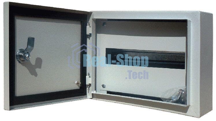 Корпус металлический навесной 250х300х120 12мод. IP54 ЩРН-12 DEKraft 30250DEK