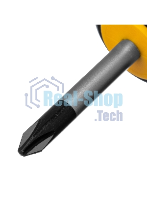 Отвертка Denzel PH2х38 мм, S2, 3к рукоятка
