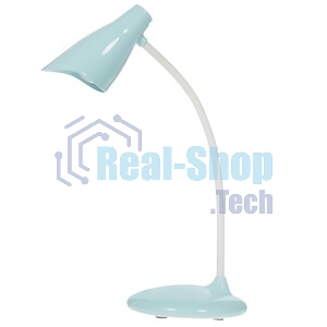 Светильник настольный Uniel TLD-559 Blue/LED/280Lm/5000K/Dimmer 3W. Сенсорный выключатель. Голубой